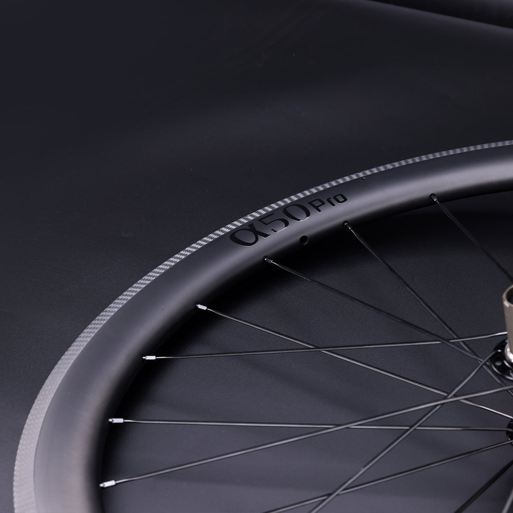 ICAN Alha 50 pro rim brake wheels CN spokes TRIAERO