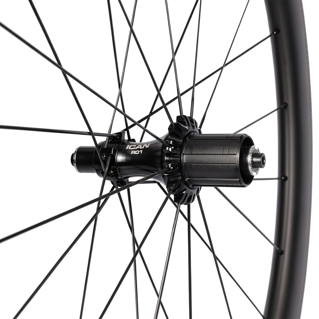 ICAN 50mm rim brake wheels with R01 hub