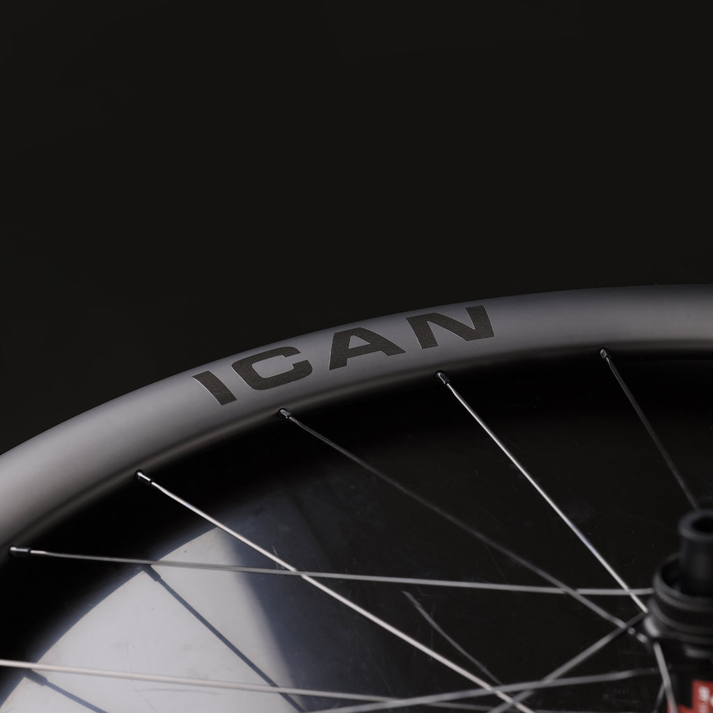 ICAN AERO 40 II disc wheels 23mm internal width with DT Swiss 240EXP 36T hubs TRIAERO