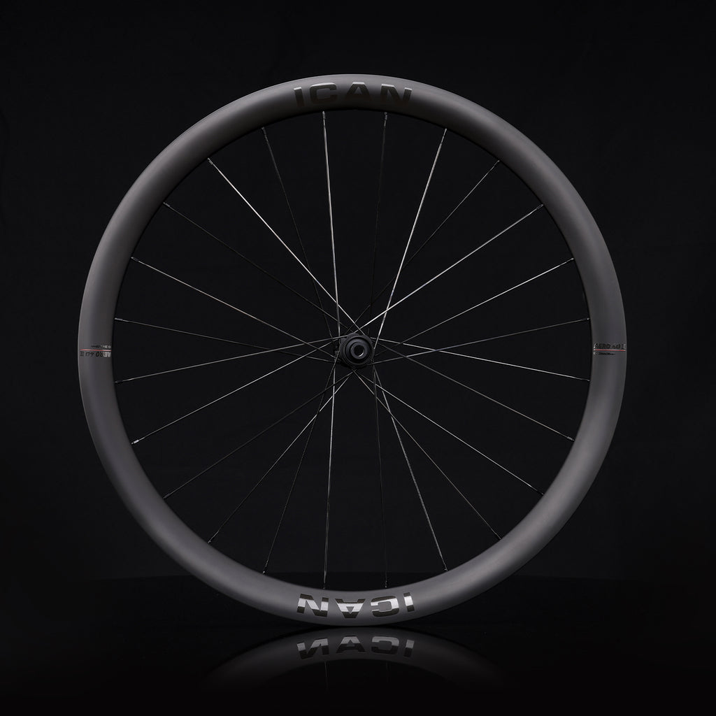 ICAN AERO 40 II disc wheels 23mm internal width with DT Swiss 240EXP 36T hubs TRIAERO