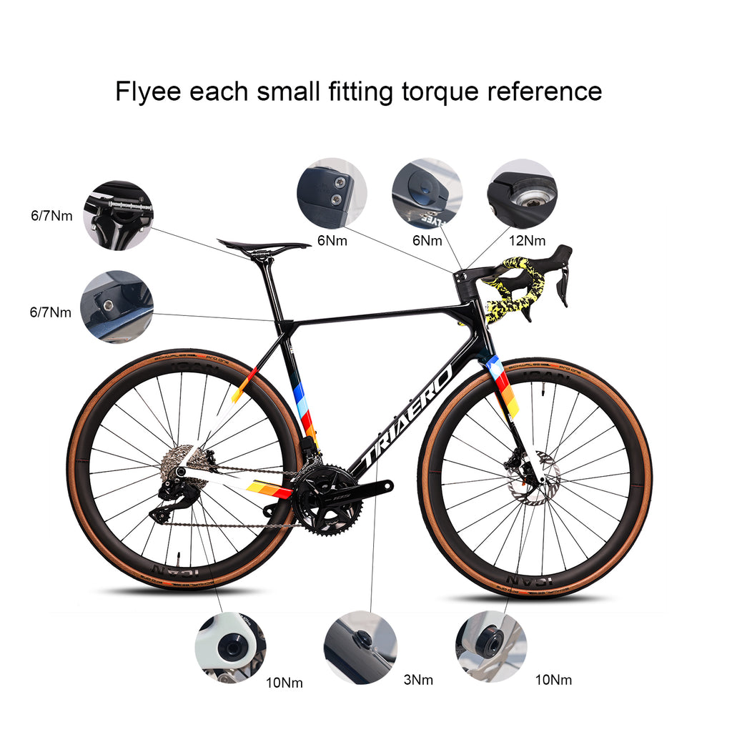 ICAN Flyee frame UCI approval road bike frame torque TRIAERO