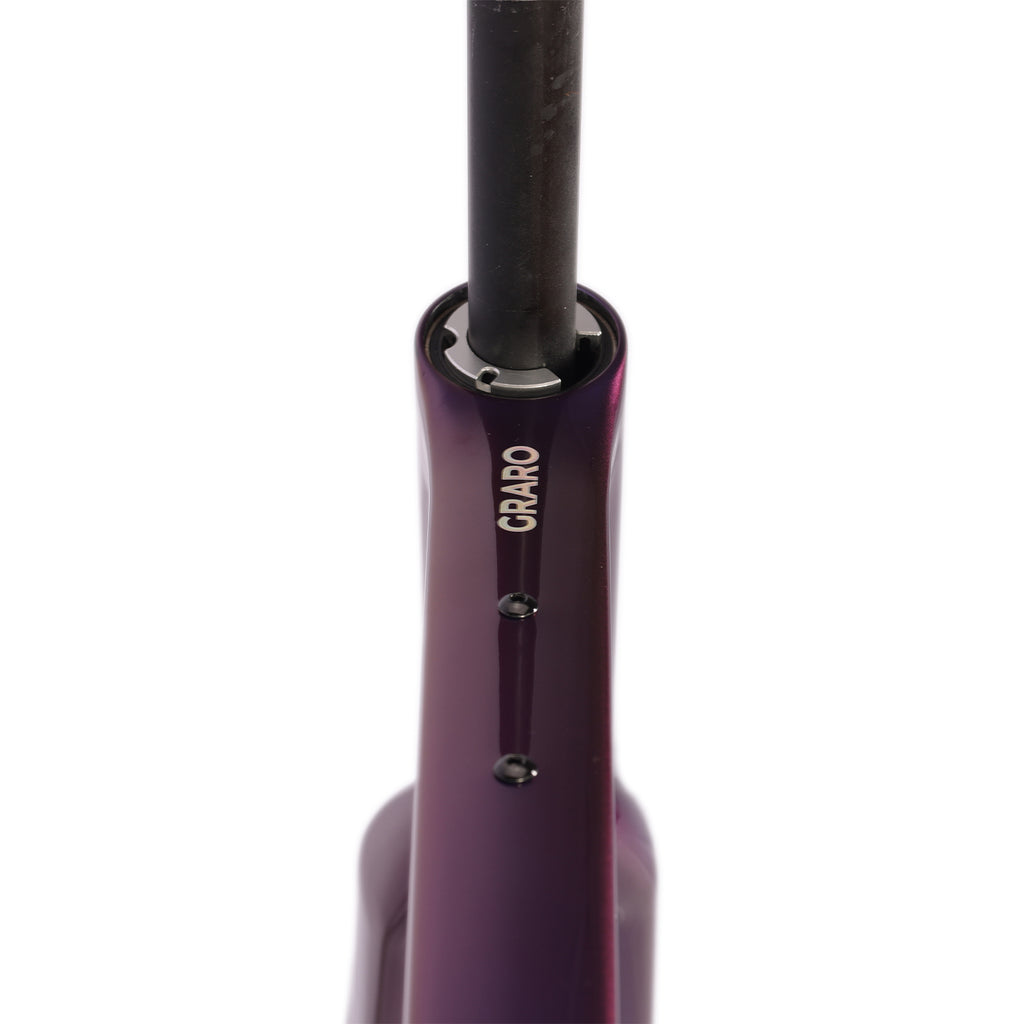 ICAN Graro gravel bike frame in chameleon W2311 paintjob with 0mm offset seat post TRIAERO
