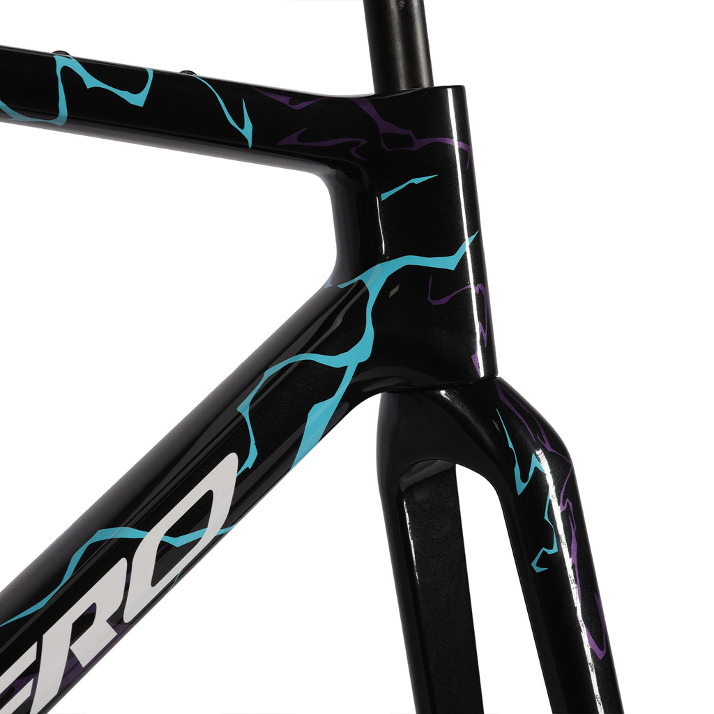 ICAN Graro gravel frame uci approval  fork without bolts 0mm offset seat post TRIAERO