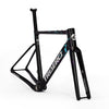 ICAN Graro gravel frame uci approval  fork without bolts 0mm offset seat post TRIAERO