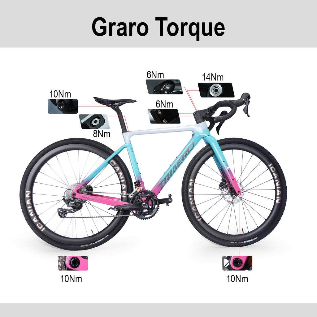 ICAN Graro gravel frame uci approval frame torque TRIAERO