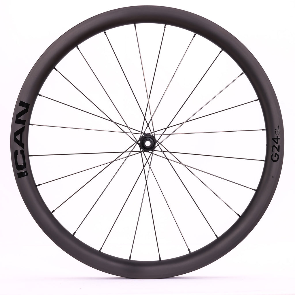 ICAN hooked gravel wheels 700C G24 SL with DT Swiss hubs TRIAERO