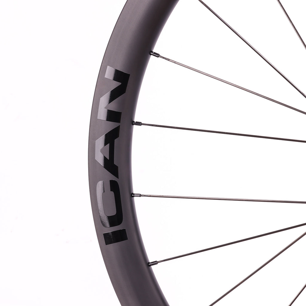 ICAN hooked gravel wheels 700C G24 SL with DT Swiss hubs TRIAERO