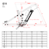 150mm Enduro E-Bike Frame E11 - Triaero