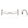 Internal Routing Road Bike Handlebar HBA9 - Triaero